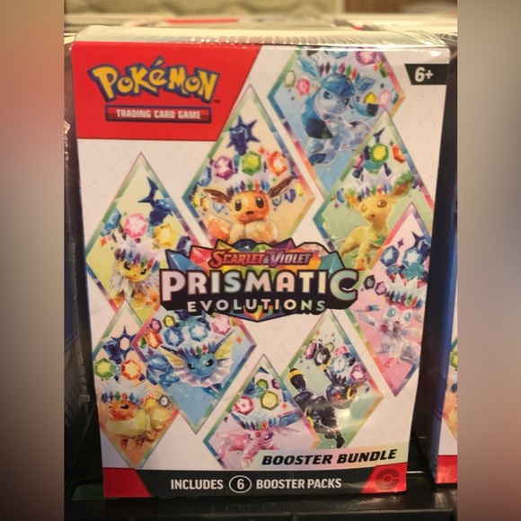Pokemon Other - NEW Pokémon TCG Scarlet & Violet Prismatic Evolutions Booster Bundle - SEALED